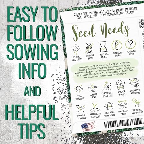 Seed Needs Wormwood Seeds to Plant an Herb Garden - 1 Pack - Image 4