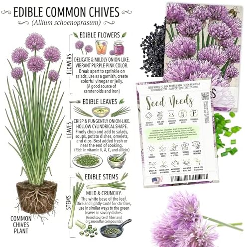 Seed Needs Edible Flower Seeds Variety Pack of 7 Wildflowers for Garnishing - Image 6