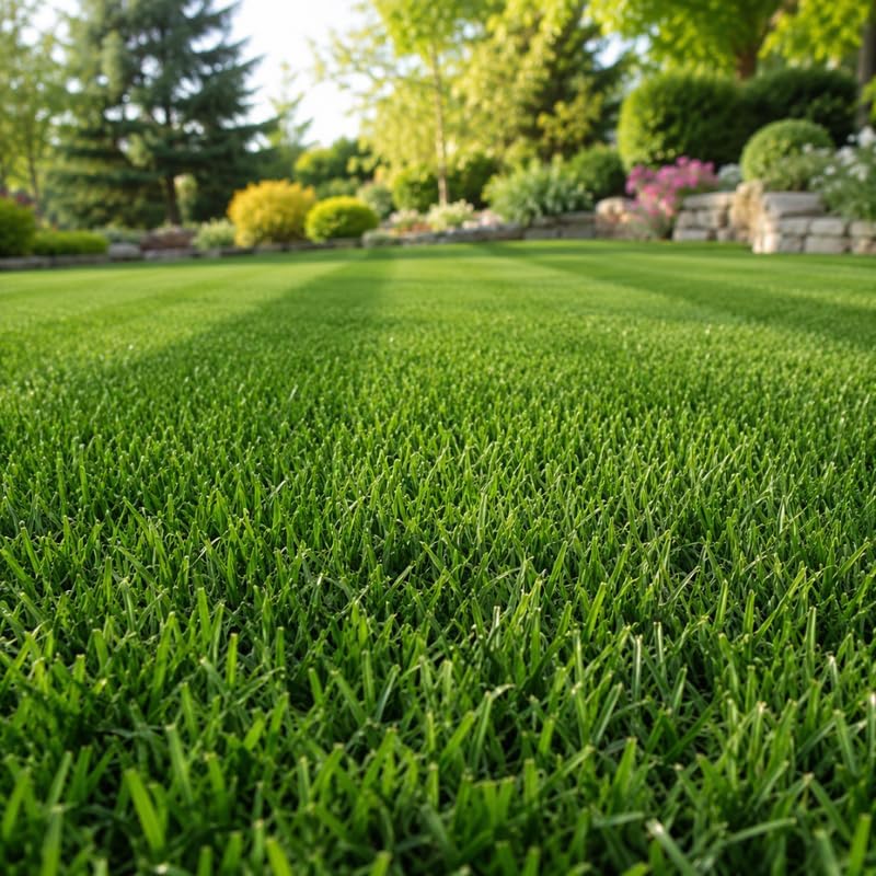 60,000 Zoysia Grass Seed and Mulch, Grass Seeds for Planting, Green Groundcover for Backyard Spaces - Image 4
