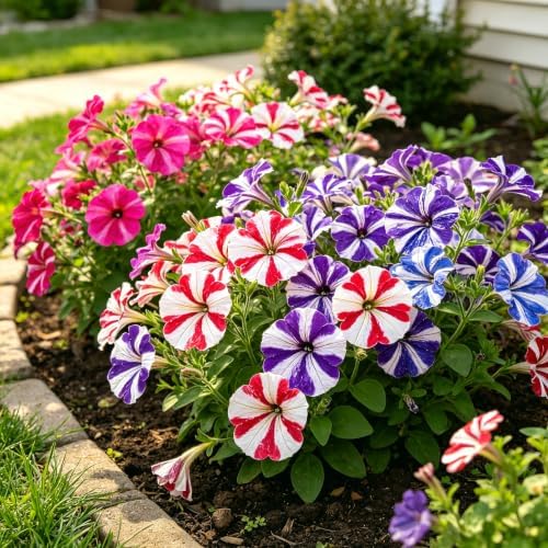 CarpetC 500+ Mixed Petunia Seeds for Planting, Annual Long Blooming Drought Tolerant for Hanging Baskets and Containers - Image 5