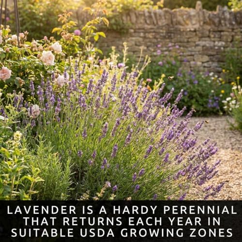 6 Live Lavender Plant Plugs | Fragrant Purple Perennial Starter Plants - Image 2