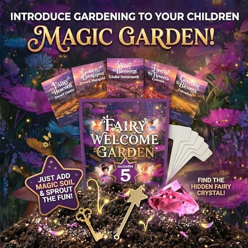 Fairy Garden Seed Kit | 5 Flower Varieties for Pollinators | Indoor,Outdoor - Image 2