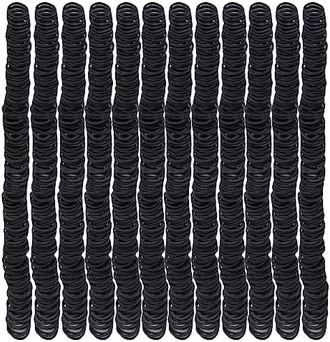 AIWOQI Rubber Bands Mini 2000pcs Rubber Band Black 0.5inch Small - Image 3