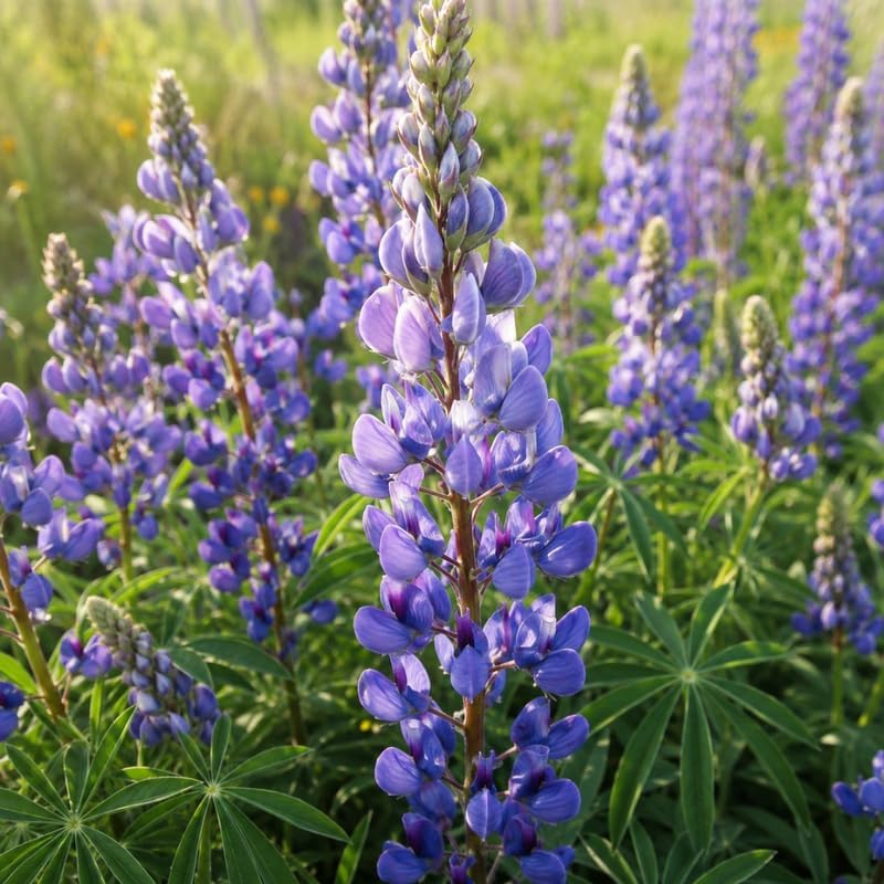2 Wild Lupine Live Plant, 4-6" Tall in 4" Pot, Easy to Care, Grow Robust Blue Blooms for Butterflies Landscapes - Image 7