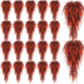 Daifunli 24 Pcs Artificial Fall Hanging Plants Fake Hanging Ferns Plastic Autumn Faux Plants for Wall Room Garden Garland Indoor Outdoor Decor No Basket (Fall Boston) by Huiinen