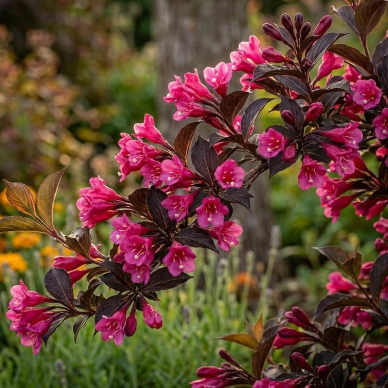 Pink Blossom Weigela Florida Live Plant, Quart Pot, Vigorous Flowering Shrub for Pollinator Gardens and Yards - Image 7
