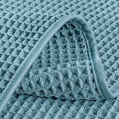POLYTE 430 GSM Poly Blend Microfiber Quick Dry Waffle Hand Towel, 16x30 in - Image 4