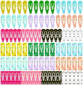 KUBOM 100 Pcs Toddler Hair Clips,(1.2 inch/3cm) Cute Mini Hair Clips for Baby Girls Kids, Small Snap Metal Barrettes for Fine Hair by KUBOM