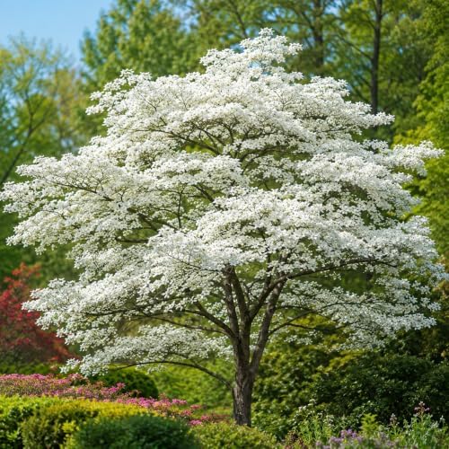 White Dogwood Plant Live for Planting, White Flowering Ornamental Tree, Dogwood Tree, 6-12 Inch Tall, Quart Pot, Dormant in Winter - Image 4
