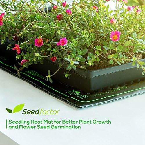 MET Certified Seedling Heat Mat, Seedfactor Waterproof Durable Germination Station Heat Mat, Warm Hydroponic Heating Pad for Indoor Home Gardening Seed Starter - Image 3