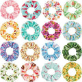 WILLBOND 16 Pcs Girls Hair Scrunchies Kawaii Print Ties,Classic Style by Willbond+Technology+Limited