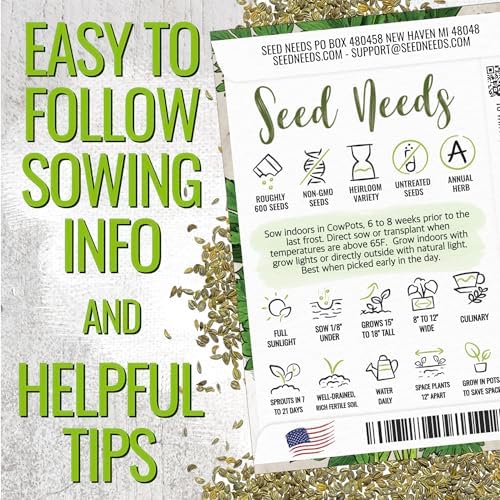 Seed Needs Italian Flat Leaf Parsley Seeds to Plant an Herb Garden - 1 Pack - Image 4