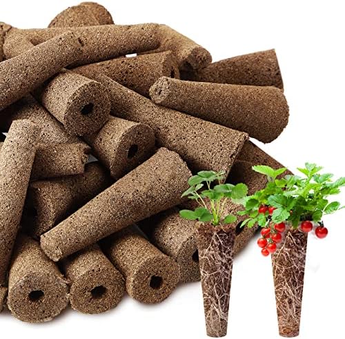 Chumia 200 Pcs Hydroponics Grow Sponges Pods for Seed Starter System by Chumia