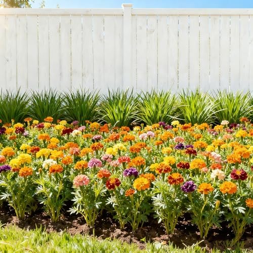 1000+ Marigold Seeds for Planting, Mixed Color Marigold Seeds Heirloom Garden Flower, Flower to Plant Open Pollinated Annual Flowers for Vibrant Annual Blooms Pots Outdoor Garden - Image 5