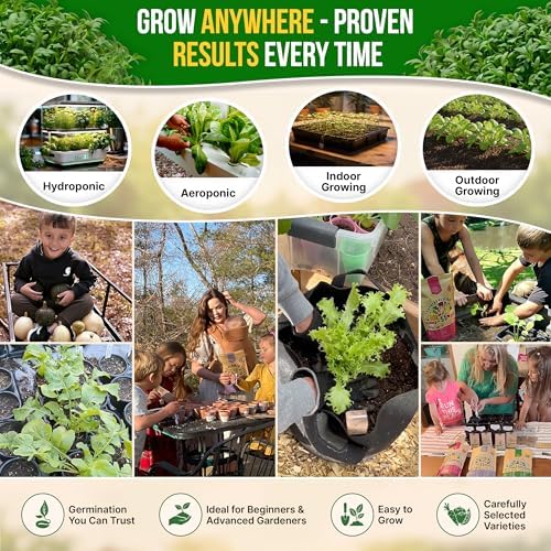 Curled Cress Seeds Pack 5G - Over 2,150 Non-GMO Heirloom Cress Seeds for Planting Greens in Individual Seed Packet, Greens Seeds for Planting Home Garden Indoor & Outdoor Gardening - Image 5