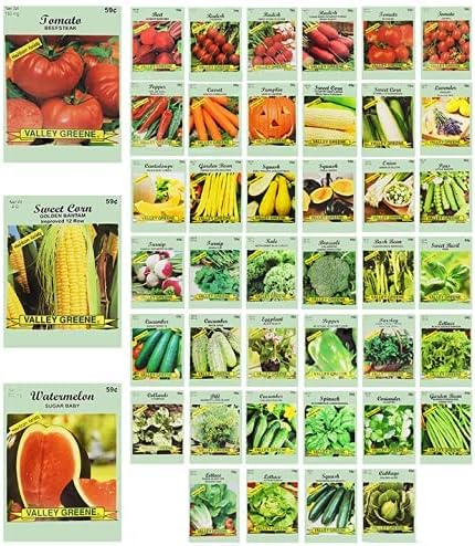 Black Duck Brand Set of 43 Vegetable and Herb Seeds - Semi Assorted - 100 Percent Non-GMO & Heirloom - Great for Starting a Garden! High Germination Rate! (43) - Image 4