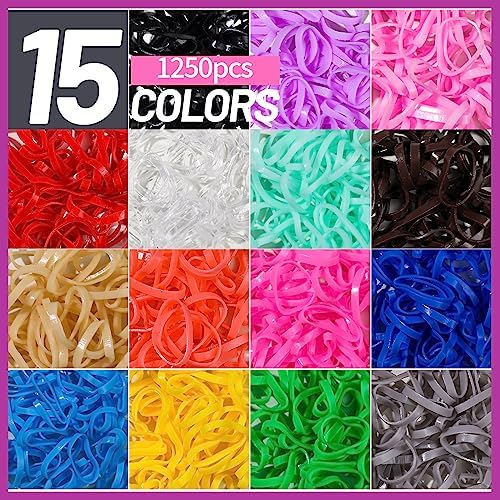 Teenitor Hair Accessories for Girls Colorful Hair Rubber Bands Hair Ties - Image 2