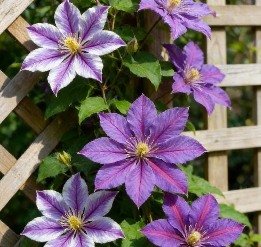 CarpetC 200+ Mixed Clematis Seeds for Planting, Perennial Climbing Vine Large Blooms, Non-GMO Heirloom Flower Seeds for Trellises, Arbors & Garden Fences - Image 3