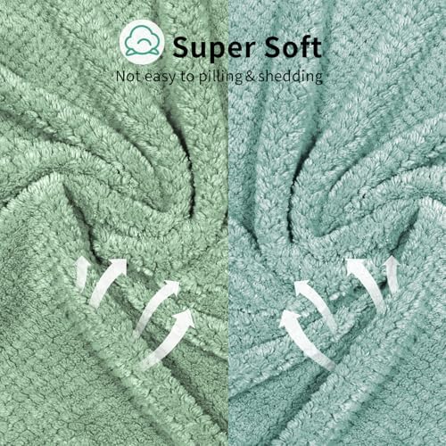 my novel things Large Microfiber Hair Towel for Women Long Curly Hair 2PK - Image 6