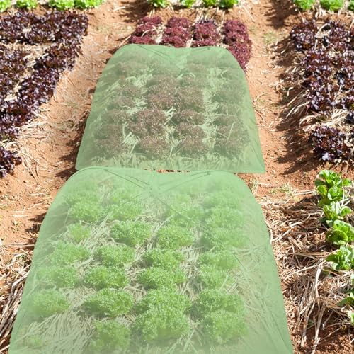 Sawysine 4 Pack Mesh Plant Cover Dome Tent Protector,15 X 15 Inch,Green - Image 7