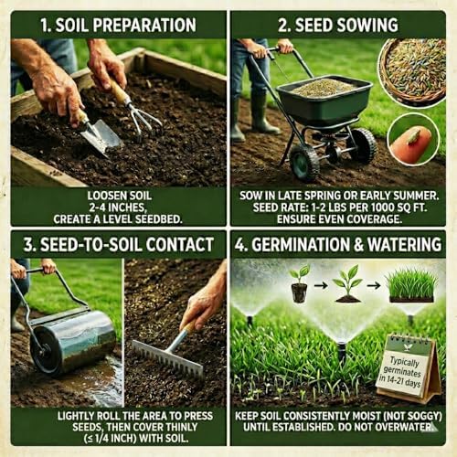 50000 Zoysia Grass Seeds for Planting, Indoor Outdoor Plant - Image 4