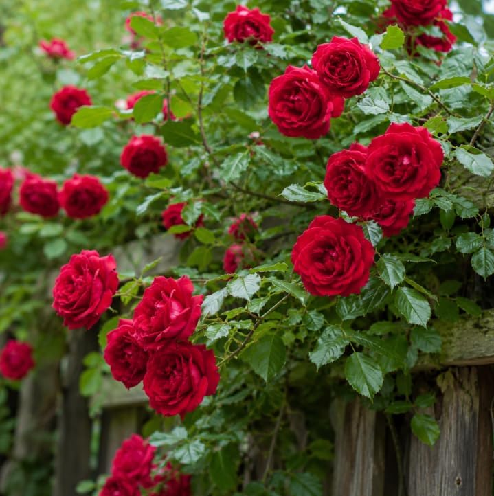 Red Don Juan Rose Plant Live for Planting, Fragrant Red Flowering, Climbing Rose Bush Plant for Outdoor Garden 4 to 6 Inch Tall, No Pot - Image 4