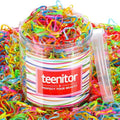 Teenitor 2000Pcs Elastic Hair Ties Rubber Hair Bands Small Elastics Ties by PERFECTYOURBEAUTY