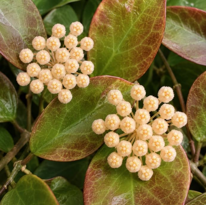 Set 3 Hoya Sunrise Plants Live for Planting, Rare Succulents Plants, Climbing Hoya Vines for Indoor, Outdoor 4 to 6 Inch Tall, No Pot - Image 2