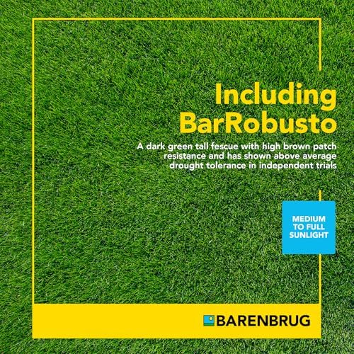 Barenbrug Turf Saver RTF Grass Seed with Yellow Jacket Seed Coating - Less Water Self-Repairing Tall Fescue Turf for Use on Sports Field, Golf Courses, Parks, Lawns, and Yard (25 LB Bag) - Image 2