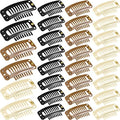 WILLBOND 30 Pcs 32 mm 9 Teeth Hair Extension Clips, Mixed Colors by Willbond+Technology+Limited