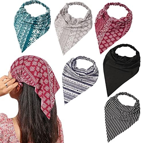 Vercret Hair Scarf Headband for Women,Boho Bandana Pretied Elastic Kerchief by Vercret