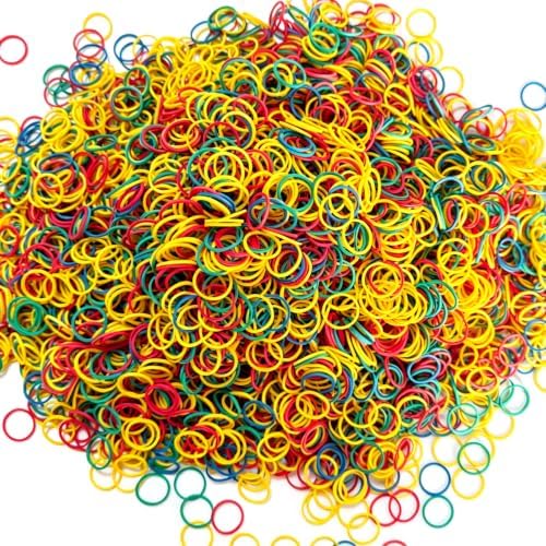 AIWOQI Rubber Bands mini 2000pcs Samll Elastic Bands Office Supplies - Image 5