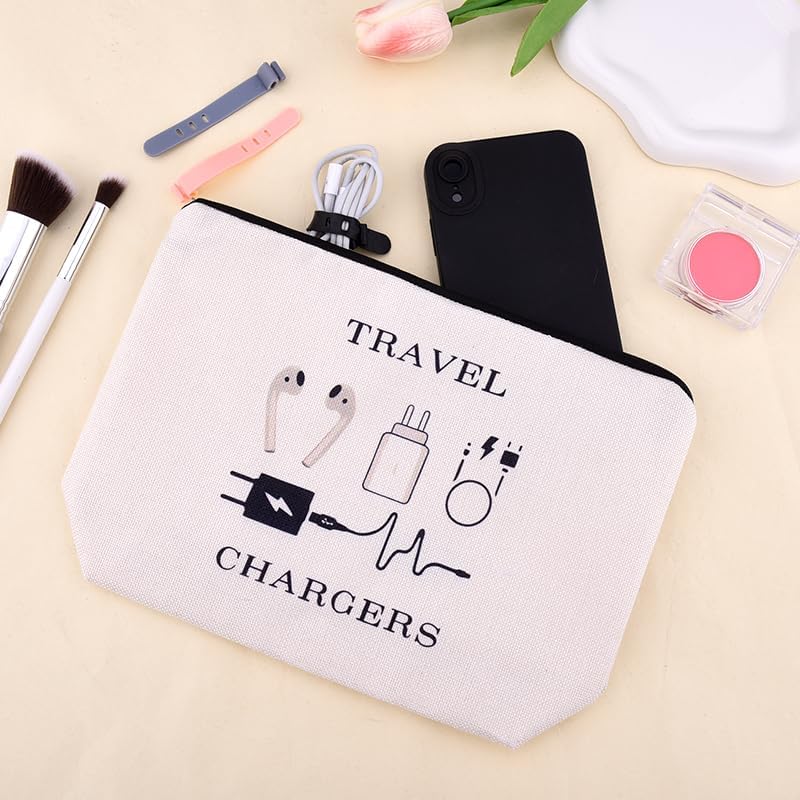 Elastic Silicone Cable Straps Cord Organizer Anti Loss Charging Cable Organizer Bag Pouch Travel Data Cable Protector Cover Charge Cord Tie Wraps Protection Portable Earphone Plug Charger Storage Bag - Image 7