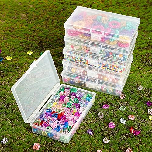 Jetec 18 Pieces Small Clear Plastic Storage Box, 5.2 x 3 x 1.2 Inch - Image 5