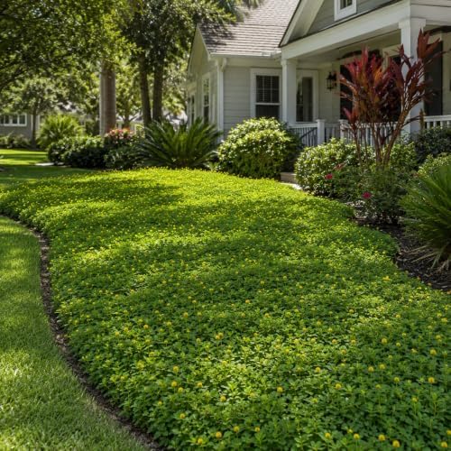 Ornamental Peanut Grass | 50 Live Fully Rooted Plants | Arachis Glabrata | Low Maintenance Drought Tolerant Groundcover, Yellow Flowers, Lawn Alternative - Image 4