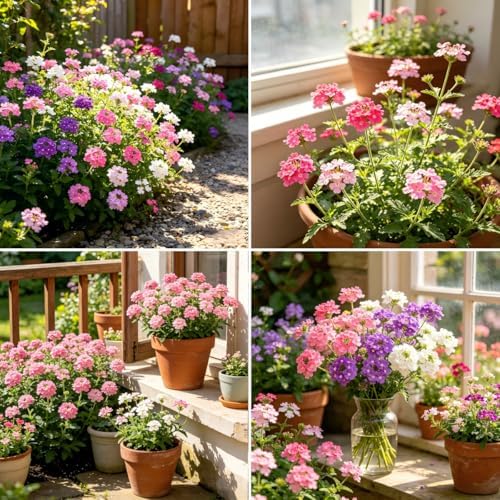 CarpetC 200+ Verbena Seeds for Planting, Perennial Flower Ground Cover, Drought Tolerant with Long Blooms, Attracts Pollinators for Outdoor Garden, Borders, Containers & Hanging Baskets - Image 4