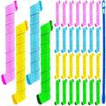 Wave Curlers Kit for Hair Supplies - 42 Spiral Curling Rods, No Heat Hair Styling with 40 Rollers and 2 Hooks (11.8 Inch) by Willbond+Technology+Limited