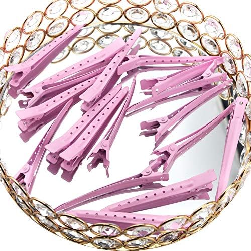 Bantoye 24 Packs Duck Bill Clips 3.35 Inch Metal Alligator Clip, Pink - Image 4