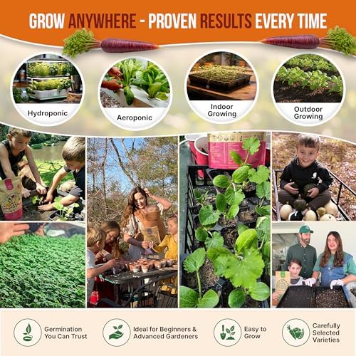 Organo Republic 10 Unique Carrot Seeds Variety Pack - 7,550+ Non-GMO Heirloom Carrot Seeds for Outdoor & Indoor Home Gardening, Including Carrot Imperator 58, Little Fingers, Scarlet Nantes, Parisian - Image 4