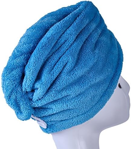 YYXR Microfiber Quick Drying Hair Towel Wrap - Super Absorbent Drastically Reduce Hair Drying Time - Image 6