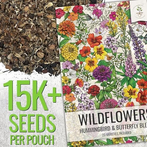 Seed Needs Hummingbird and Butterfly Seed Mix 5 Bulk Packs (1 Ounce Each) - Image 2
