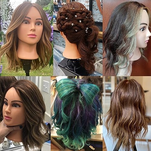 Hairingrid Mannequin Head 20"-22" 100% Human Hair Training Manikin Head - Image 6