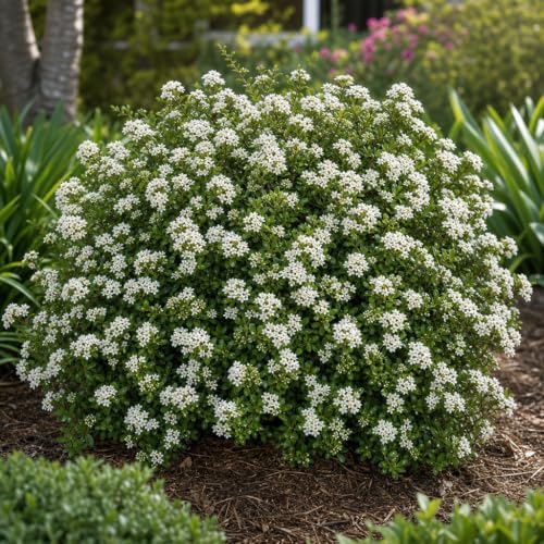 Walters Whorled Class | 3 Live Plants | Viburnum Obovatum | Perennial Aster, Late Season Blooms, Pollinator Friendly, Native Wildflower, Low Maintenance Garden, Attracts Butterflies - Image 2