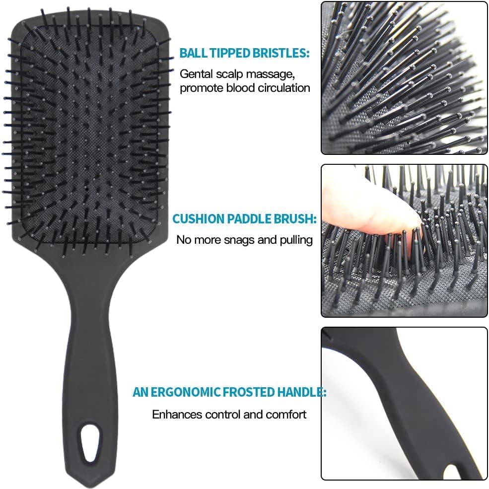 Curly Hair Brush Set for Women Hair Brushes Designed for Family Daily Care - Image 4