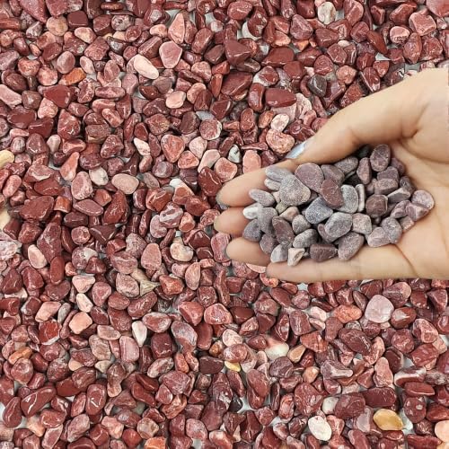 FANTIAN 2 lbs Succulent Cactus Rocks, 3/8 Inch Aquarium Gravel, Red by FANTIAN-GardeningMakesLifeBetter