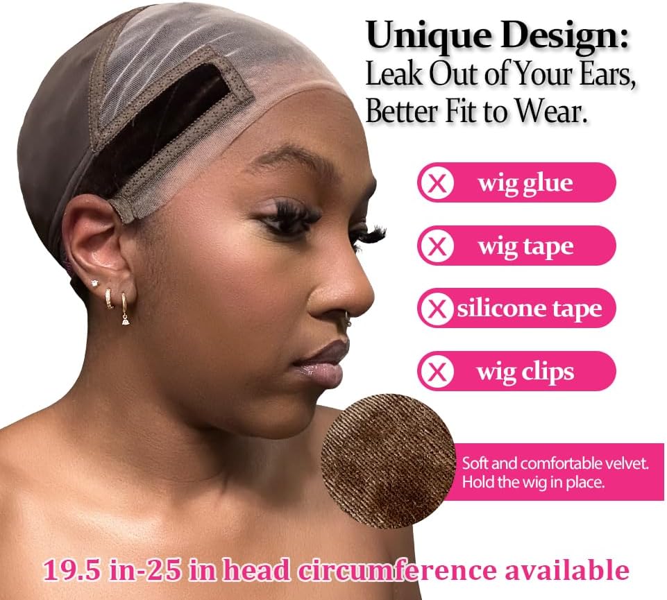 Labhairs Lace-MAX Wig Grip Cap for Women, Non-Slip for Glueless Wigs, Brown - Image 3