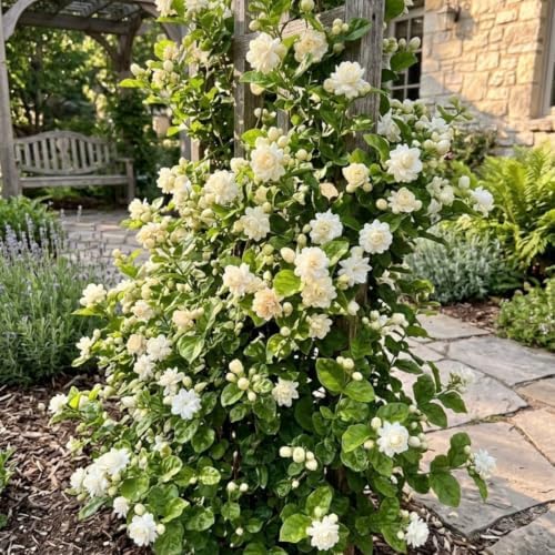 2 Grand Duke Jasmine Live Plants, Fragrant Flowering Shrubs, 4-6" Tall - Image 4