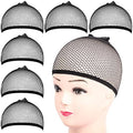 Fandamei 6PCS Wig Cap, 6PCS Black Mesh Wig Cap Net, Closed End Hair Mesh Net, Liner Weaving Caps for Women, Men, Kids, Wig Caps for Halloween, Cosplay by FANDAMEI