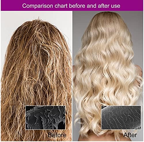 Deep Conditioning Microwavable Heat Cap for Steaming Hair Styling and Treatment, Haircare Therapy (Purple) - Image 5