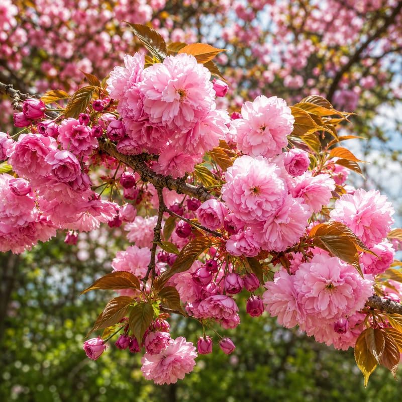 Double Pink Cherry Tree Live Plant - Image 4